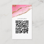 ロゴの洗浄指示カードを気に追加する 名刺 (裏面)