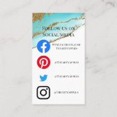 ロゴの洗浄指示カードを気に追加する 名刺 (裏面)