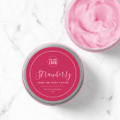 ロゴの白の編集可能縁ど色を追加する ラウンドシール