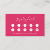 ロゴの白の編集可能縁ど色を追加する ロイヤリティカード (正面)