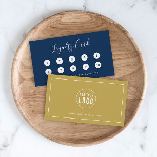 ロゴの白の編集可能縁ど色を追加する ロイヤリティカード