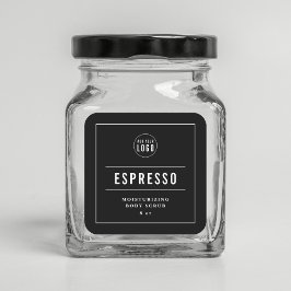 ロゴの白縁ど線と線の色をカスタム追加 スクエアシール