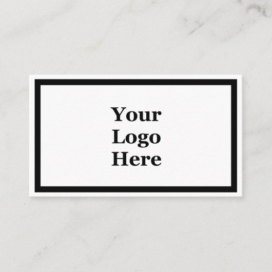 ロゴの白黒はこちらテンプレート 名刺 (正面)