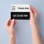 ロゴの白黒テンプレートはこちら チラシ (手)