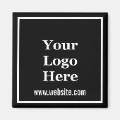 ロゴの白黒文字はこちら マグネット (正面)