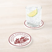 ロゴの砂岩コースター コースター (側面)