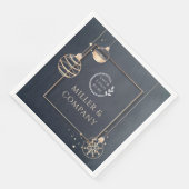 ロゴの祝日のクリスマスの企業の追加 (コーナー)