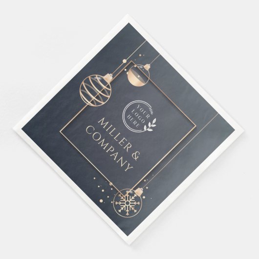 ロゴの祝日のクリスマスの企業の追加 (コーナー)