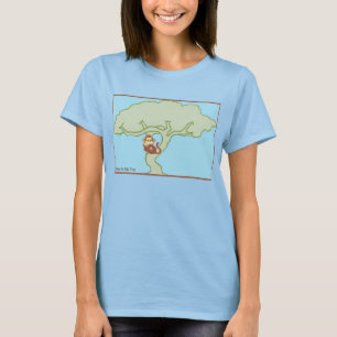 ロゴの私の木のTシャツの猿 Tシャツ