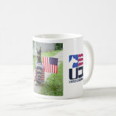 ロゴの統一されたなDobeクラブマグ コーヒーマグカップ (正面右)