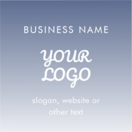 ロゴの編集可能なグラデーションの色 シール