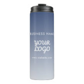 ロゴの編集可能なグラデーションの色 タンブラー (正面)