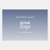 ロゴの編集可能なグラデーションの色 ラッピングペーパーシート (正面3)