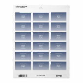 ロゴの編集可能なグラデーションの色 ラベル (フルシート)