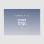 ロゴの編集可能なグラデーションの色 薄葉紙 (正面)