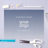 ロゴの編集可能なグラデーションの色 薄葉紙 (クラフト)