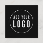 ロゴの編集可能なモダン色紹介カードの追加 紹介カード (正面)