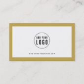 ロゴの編集可能な色を縁ど追加する ロイヤリティカード (正面)