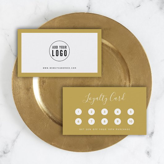 ロゴの編集可能な色を縁ど追加する ロイヤリティカード