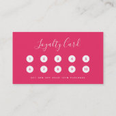 ロゴの編集可能な色を縁ど追加する ロイヤリティカード (裏面)