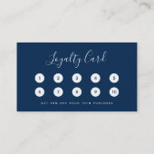 ロゴの編集可能な色を縁ど追加する ロイヤリティカード (裏面)