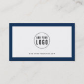 ロゴの編集可能な色を縁ど追加する ロイヤリティカード (正面)