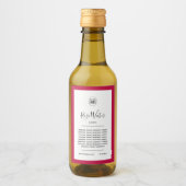 ロゴの編集可能カラー縁ど製品ラベルの追加 ワインラベル (正面)