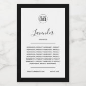 ロゴの編集可能カラー縁ど製品ラベルの追加 ワインラベル (シングルラベル)