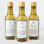 ロゴの編集可能カラー縁ど製品ラベルの追加 ワインラベル (ボトル)