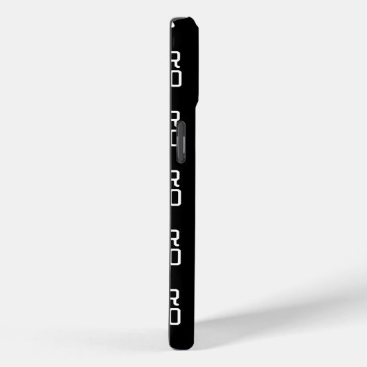 ロゴの繰り返しパターンを追加する編集可能テンプレート Case-Mate iPhoneケース (裏面 / 右)