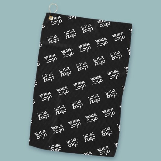 ロゴの繰り返し（自動的） ゴルフタオル