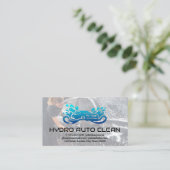 ロゴの自動消去 | 女性洗浄車 名刺 (スタンド正面)