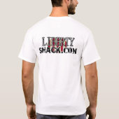 ロゴの自由の握りこぶし Tシャツ (裏面)