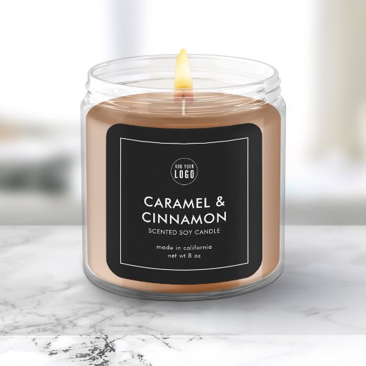 ロゴの色の製品カスタムラベルをモダン追加する スクエアシール