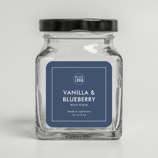 ロゴの色の製品カスタムラベルをモダン追加する スクエアシール