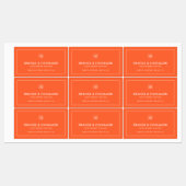 ロゴの色の製品カスタムラベルをモダン追加する ラベル (シート)