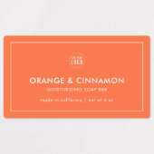 ロゴの色の製品カスタムラベルをモダン追加する ラベル (デザイン1)