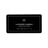 ロゴの色の製品カスタムラベルをモダン追加する ラベル (正面)