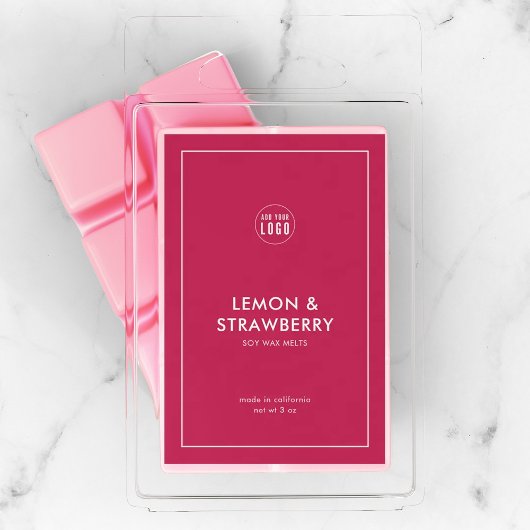 ロゴの色の製品カスタムラベルをモダン追加する ワインラベル