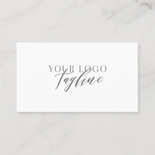 ロゴの追モダン加エレガント&ミニマル 名刺 (正面)