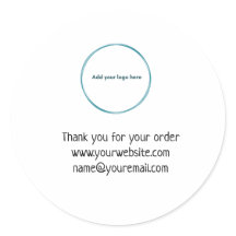 ロゴの追加ありがとうございますビジネスステッカー