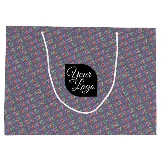 ロゴの追加ご購入いただきありがとうございます ラージペーパーバッグ (裏面)