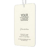 ロゴの追加とカスタム文字プロモーション カーエアーフレッシュナー (左)