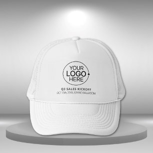 ロゴの追加のミニマルマーケティング小会社 キャップ