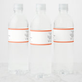 ロゴの追加の編集可能な色の原料の製品ラベル ペットボトルラベル (ボトル)