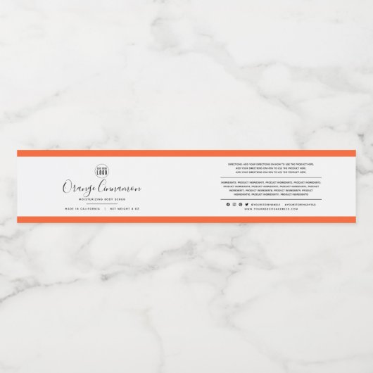 ロゴの追加の編集可能な色の原料の製品ラベル ペットボトルラベル (シングルラベル)