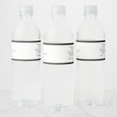 ロゴの追加の編集可能な色の原料の製品ラベル ペットボトルラベル (ボトル)