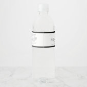 ロゴの追加の編集可能な色の原料の製品ラベル ペットボトルラベル (裏面)