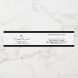 ロゴの追加の編集可能な色の原料の製品ラベル ペットボトルラベル