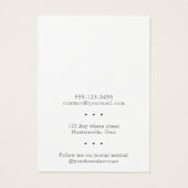 ロゴの追加オールインワンジュエリーディスプレイカード (裏面)